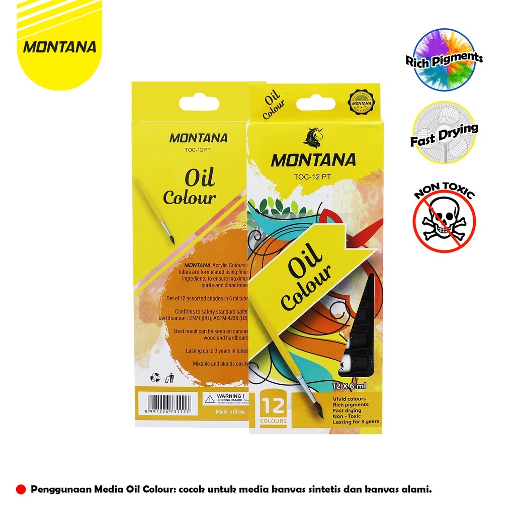 Oil Color 12 Warna  4