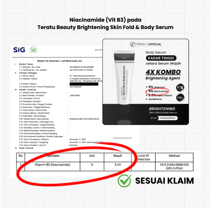 Fandi Universal Kosmekreasi Tératu Beauty Brightening Skin Fold & Body Serum 