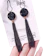 null Anting Hijab Juntai Gold Diamond Full Hitam 1