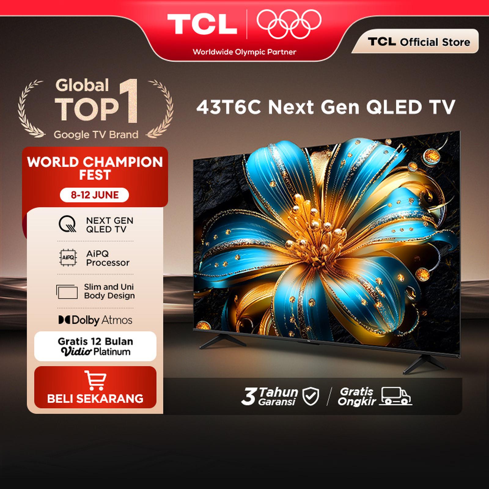 TCL Next Gen QLED TV 43 Inch  5