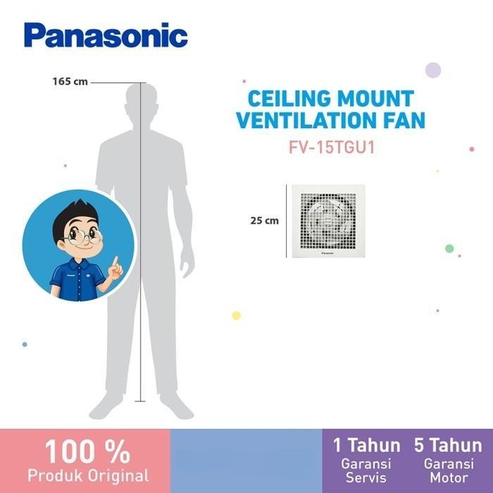 Panasonic Gobel Life Solutions Manufacturing Indonesia Panasonic Ceiling Mount Ventilating Fan FV-15TGU1