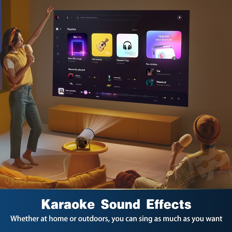 Shenzhen Hexin Zhiyuan Electronics Tripsky Portable Projector HY300