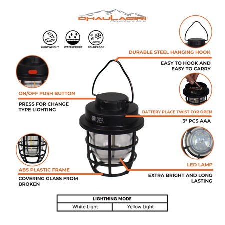 Dhaulagiri Indo Raya Dhaulagiri Vintage Lamp DH-76