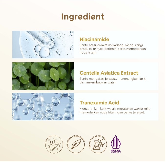 Ella Skin Care Niacinamide Botanical Cica Essence with Centela Asiatica Extract