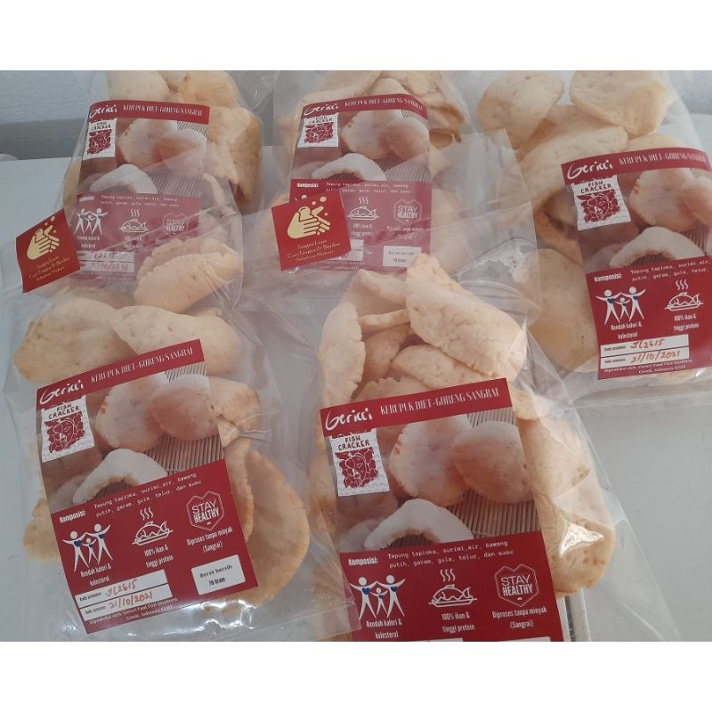 Gericci Food  Kerupuk Diet Rendah Kalori
