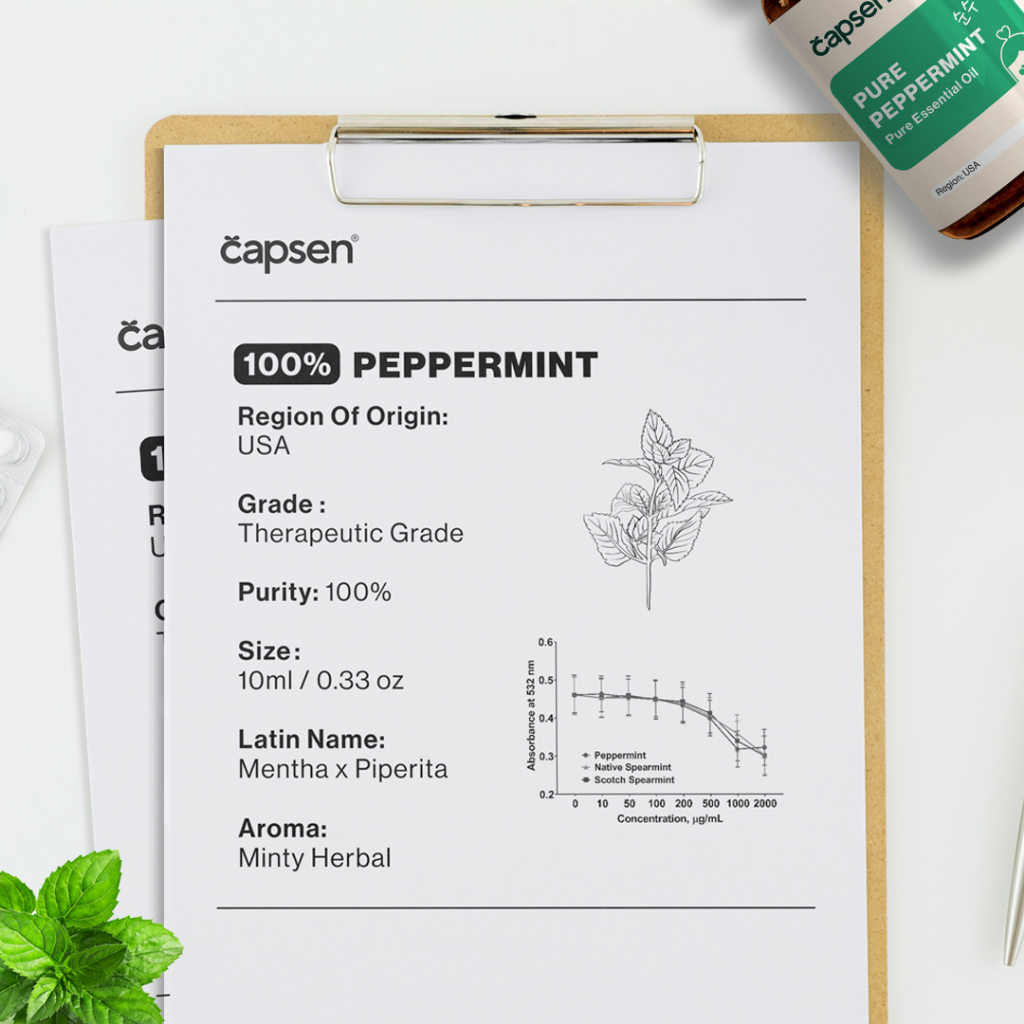  Capsen Pure Peppermint Essential Oil  5