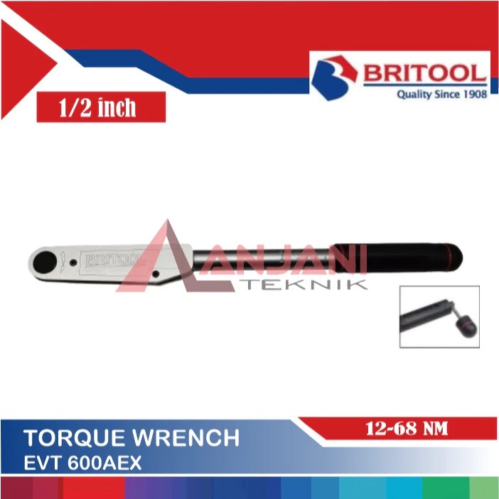 Mitra Dua Nusantara Britool Adjustable Torque Wrench EVT600A