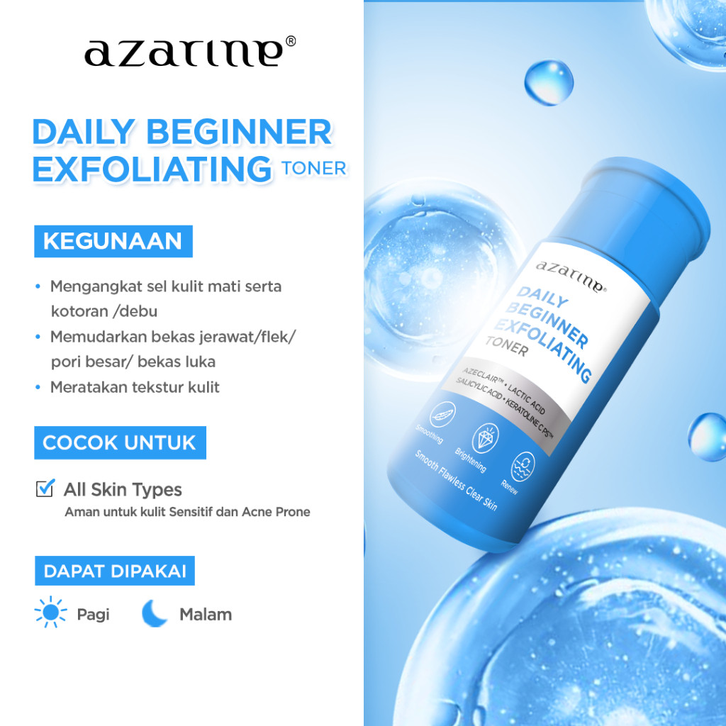 Wahana Kosmetika Indonesia Azarine® Daily Beginner Exfoliating Toner