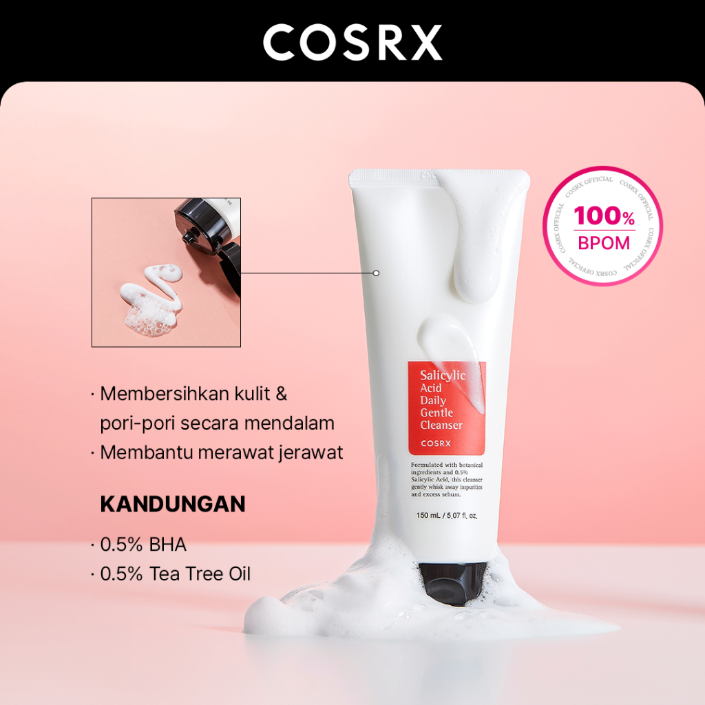 COSRX Salicylic Acid Daily Gentle Cleanser
