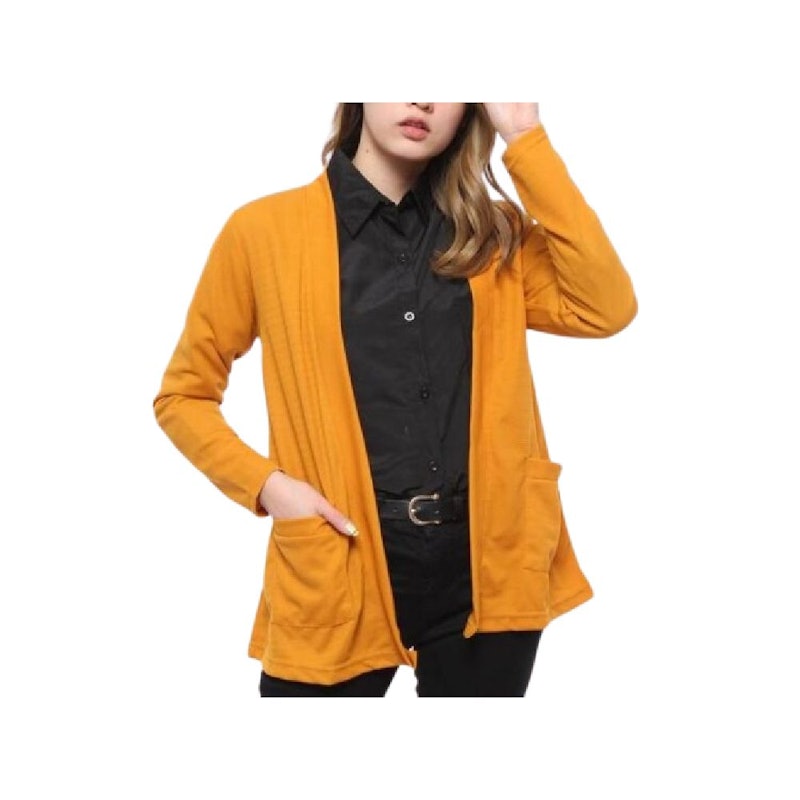 Monellina JESLYN Cardigan Oversize Wanita Polos 1