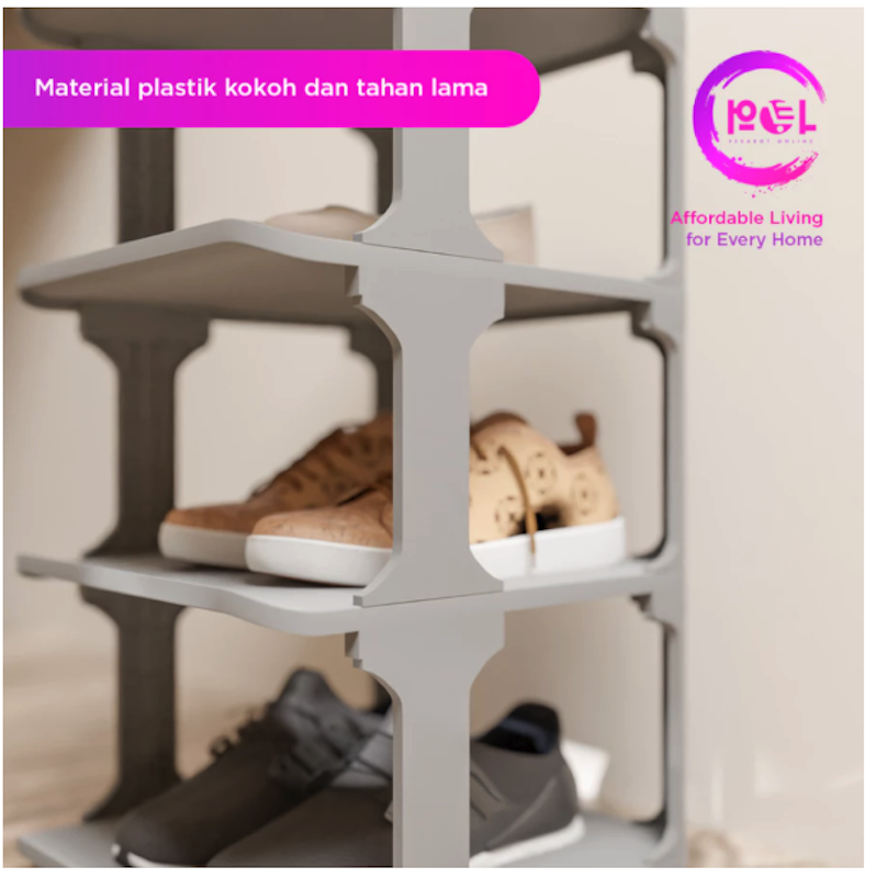 POL Rak Sepatu Tulang Plastik