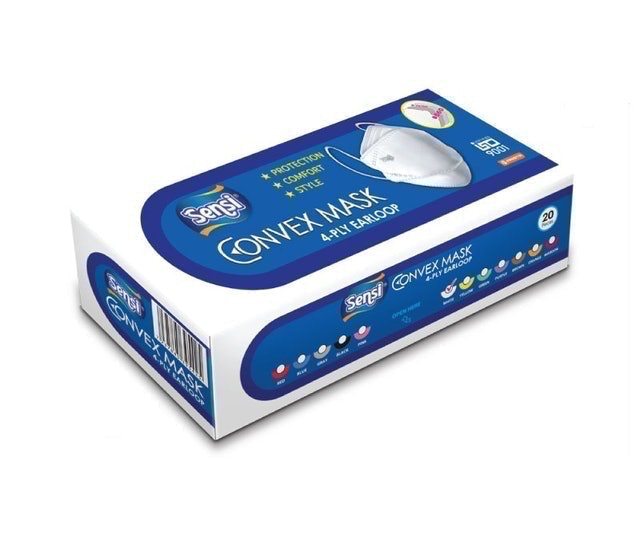 Convex Mask Earloop 20 pcs