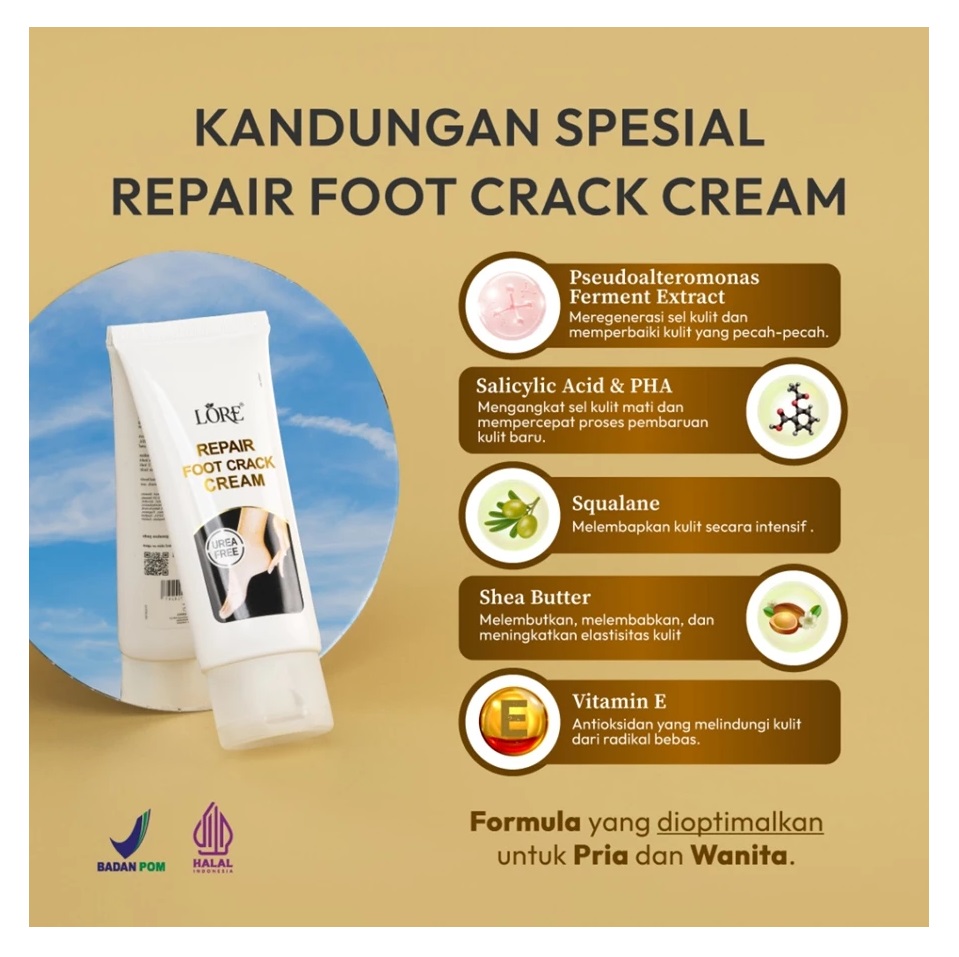 Lore Luxurious LORE® Repair Foot Crack Cream