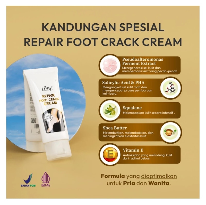 LORE® Repair Foot Crack Cream 3