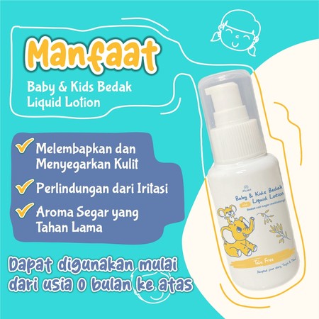 Sainsgo Karya Indonesia Maskit Baby & Kids Bedak Liquid Lotion