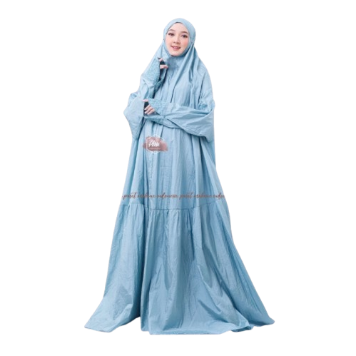 Pusat Mukena Indonesia Mukena Dewasa Travelling Jumbo 2in1 Abaya Safira