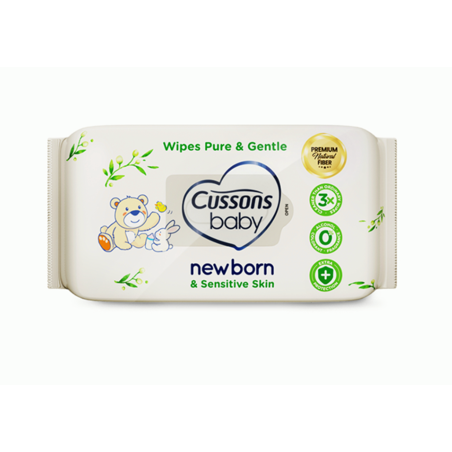 Cussons Baby Wipes Pure & Gentle Newborn & Sensitive Skin