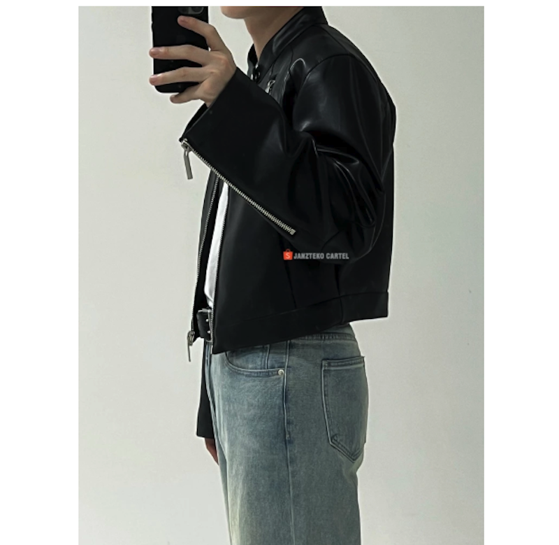 JNK x JERI Jaket Crop Boxy Granger Mafia 3
