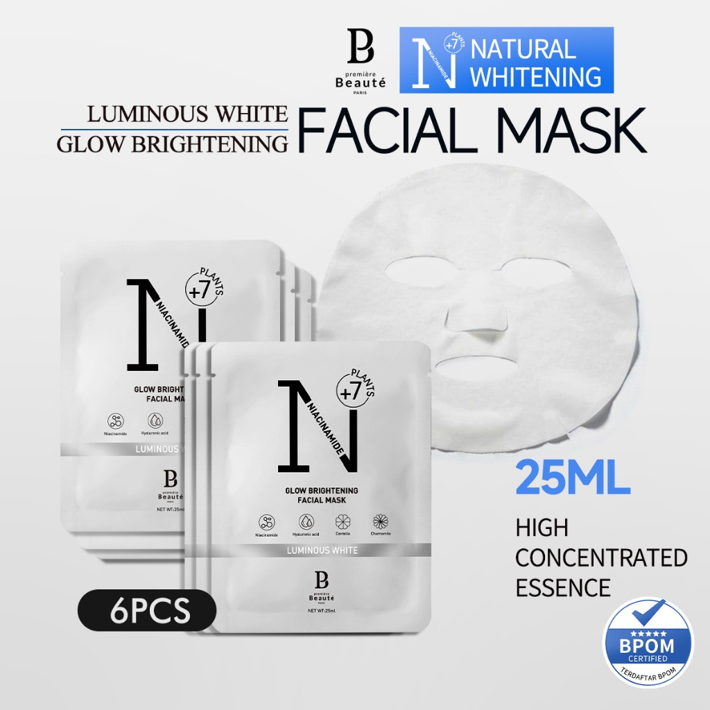 Premiere Beaute Kosmetik Premiere Beaute Niacinamide Glow Brightening Facial Mask