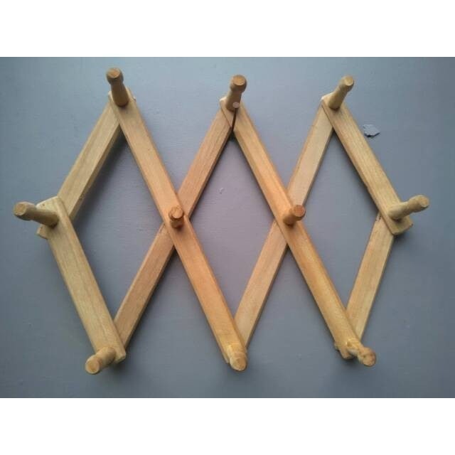  Gantungan Baju Kayu Lipat