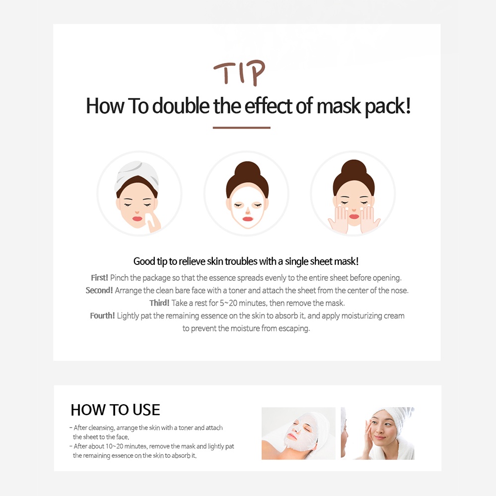  Kwailnara Jeju Natural Sheet Mask Volcanic Ash