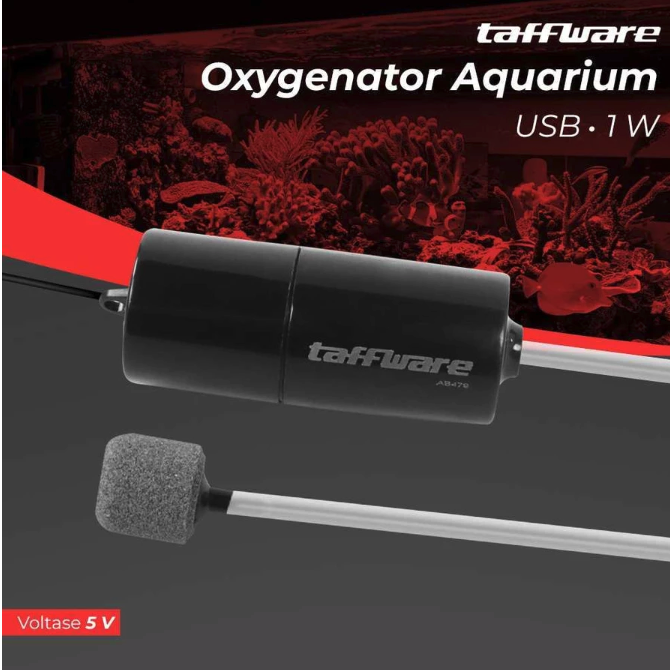 Taffware Oxygenator Aquarium USB 1 W 2