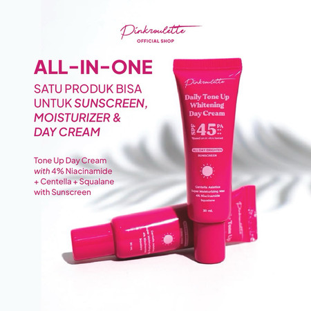  Pinkroulette Daily Tone Up Whitening Day Cream SPF 45 PA++++