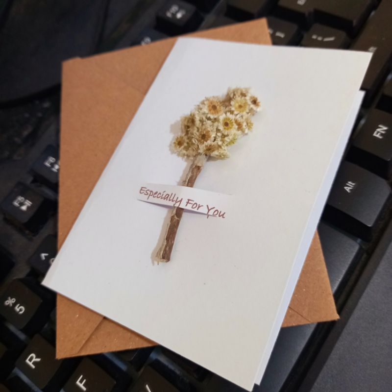 Kartu Ucapan Dried Flower 2