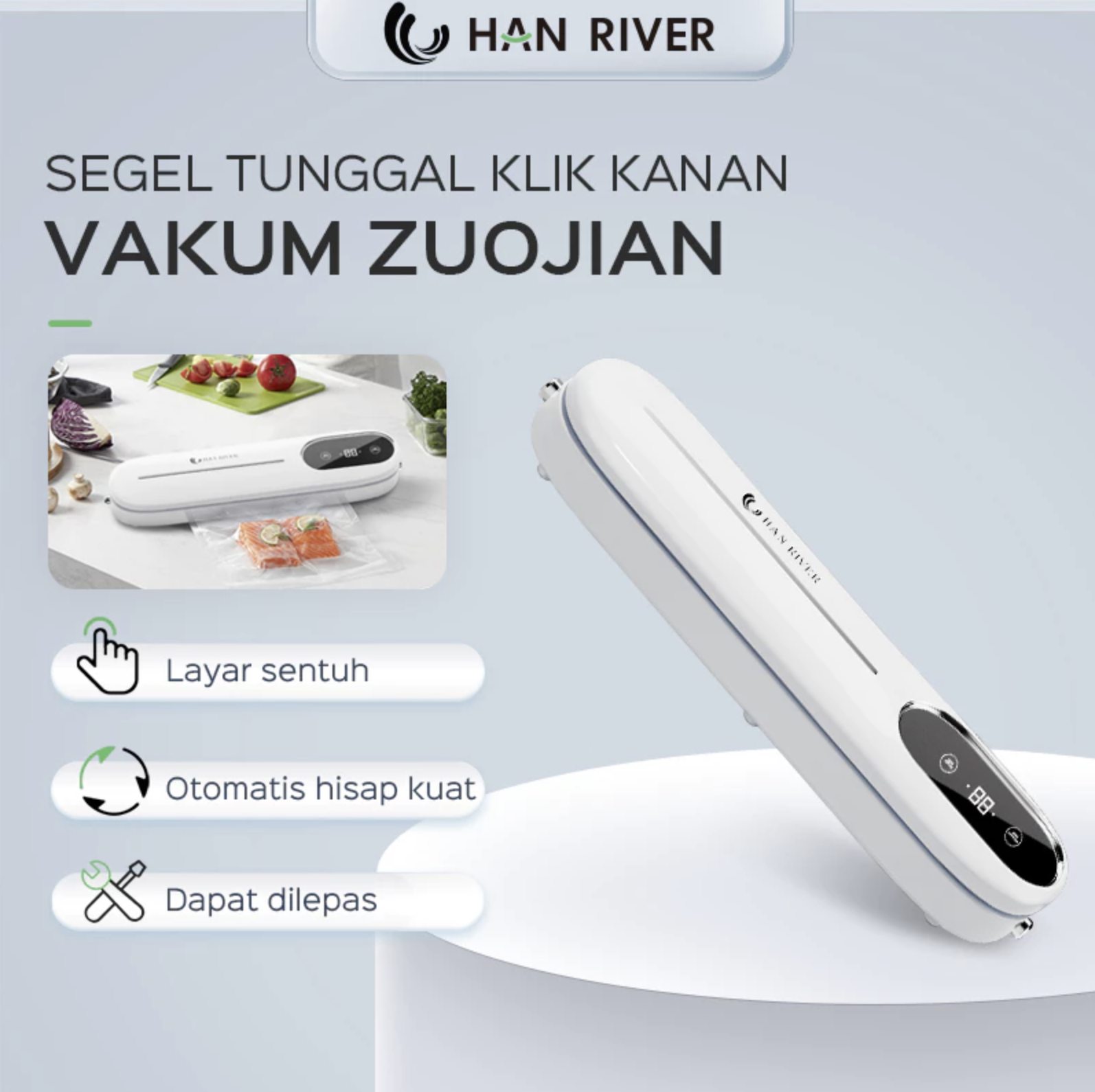 Han River Technology HAN RIVER Vacuum Sealer HRFKJ01WT
