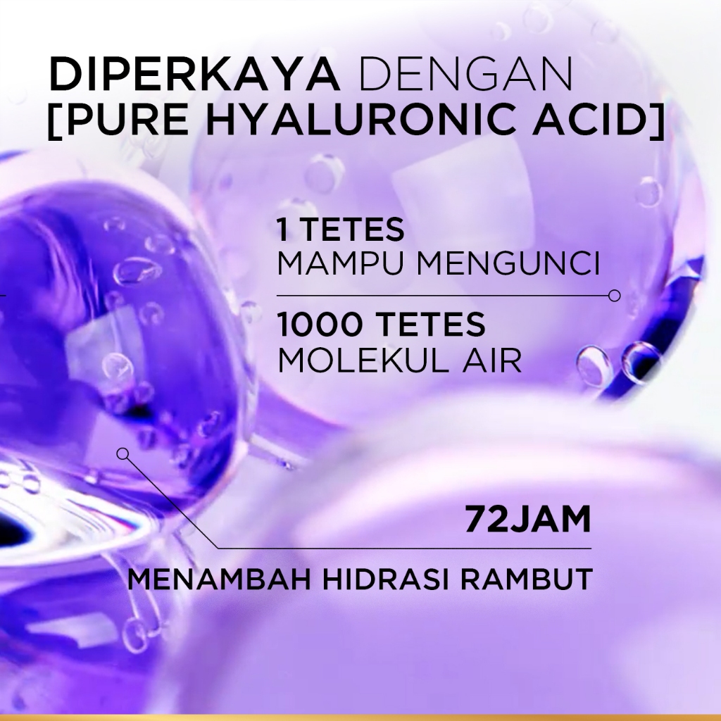 Loreal Indonesia L’Oréal Paris Elseve Hyaluron Moisture Shampoo