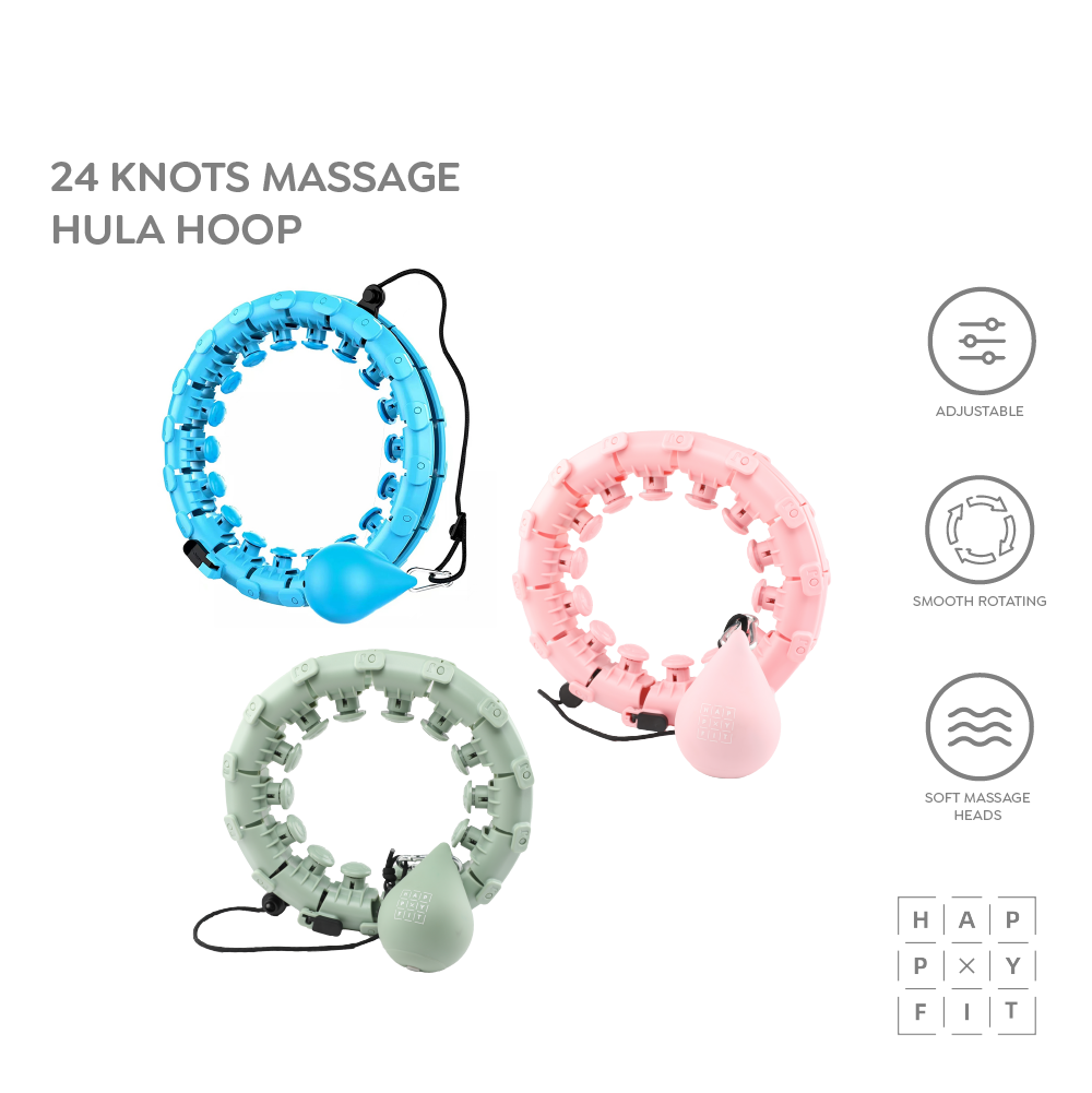 Happyfit Indonesia HAPPYFIT 24 Knots Massage Hula Hoop