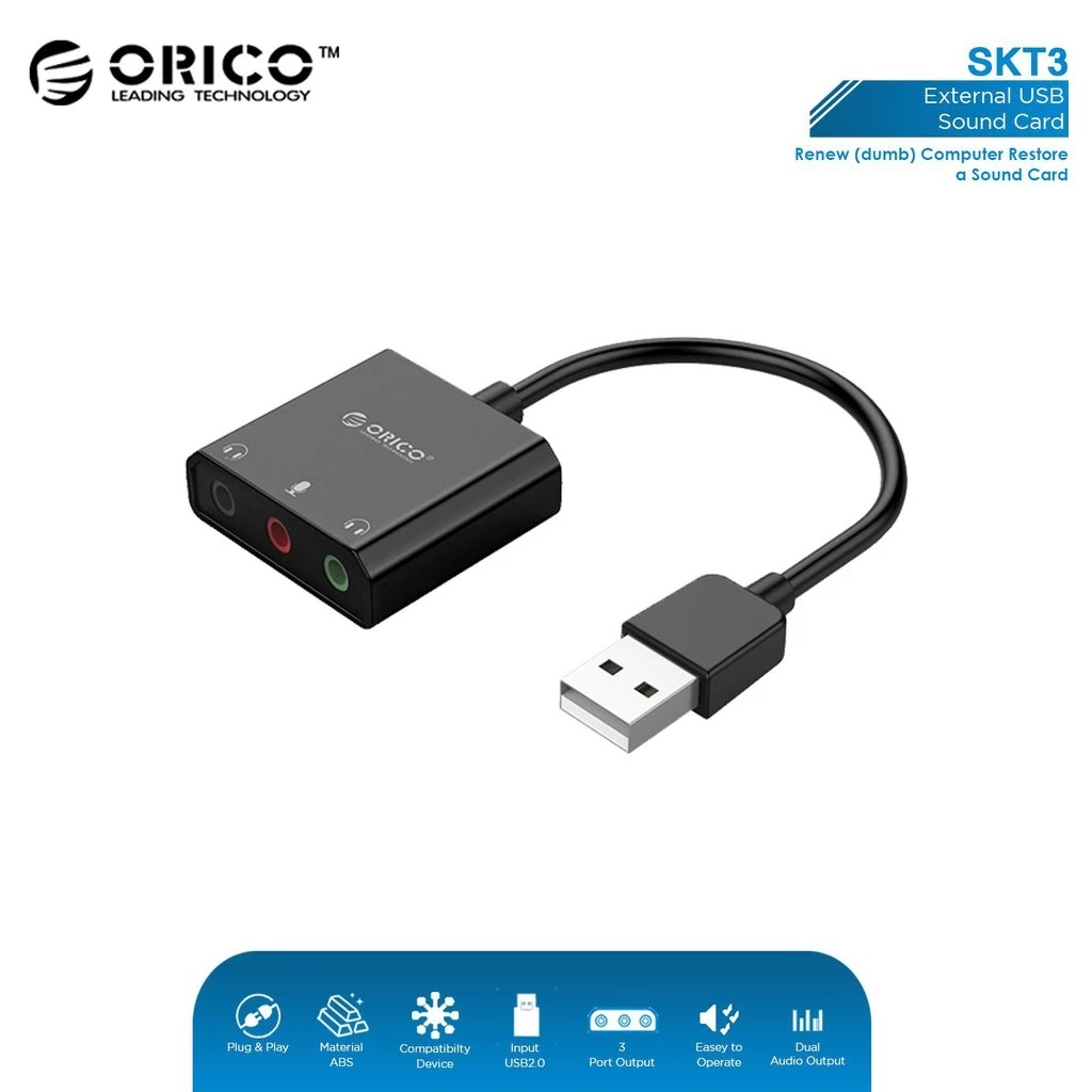 Shenzhen ORICO Technologies ORICO External USB Sound Card SKT3