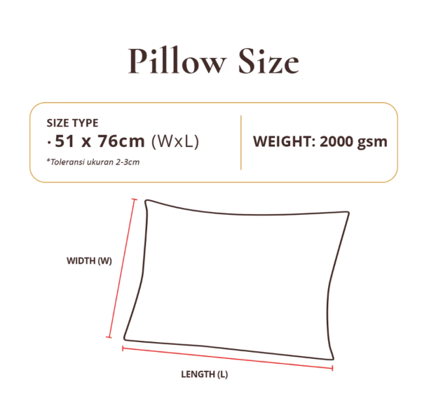 Royal Abadi Sejahtera Lady Americana® Femto Fiber Down Feel Pillow