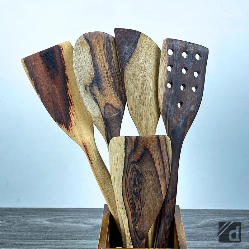 DADALALA Sodet Kayu Set Jepang Isi 5 Sonokeling 2