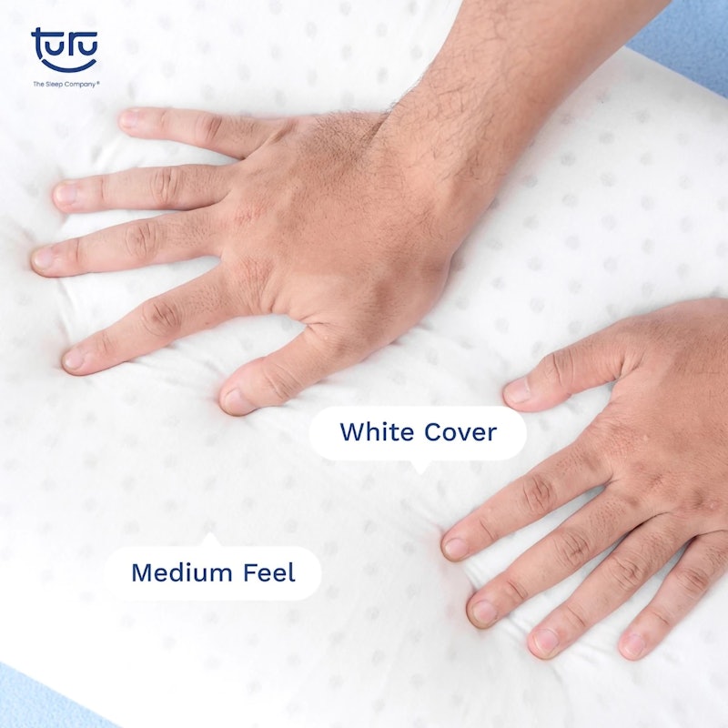 TURU Plush Pillow Ergonomic Natural Latex 5