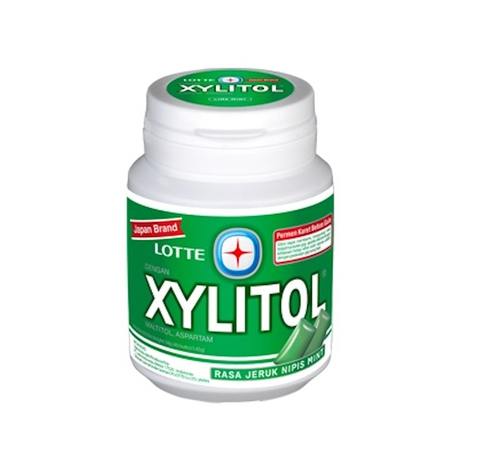 LOTTE ｜ Xylitol Rasa Jeruk Nipis Mint 