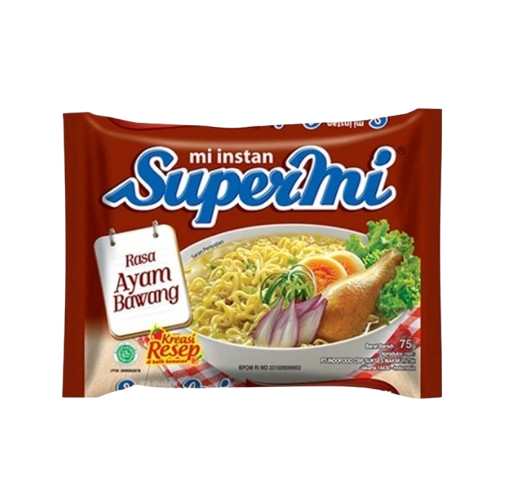 Supermi Mi Instan Rasa Ayam Bawang