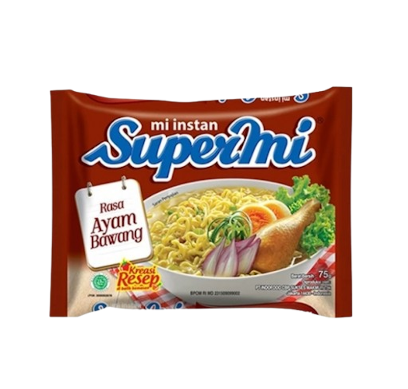 Supermi Mi Instan Rasa Ayam Bawang 1