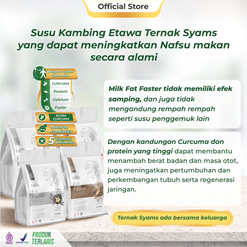Ternak Syams Milk Fat Faster 
