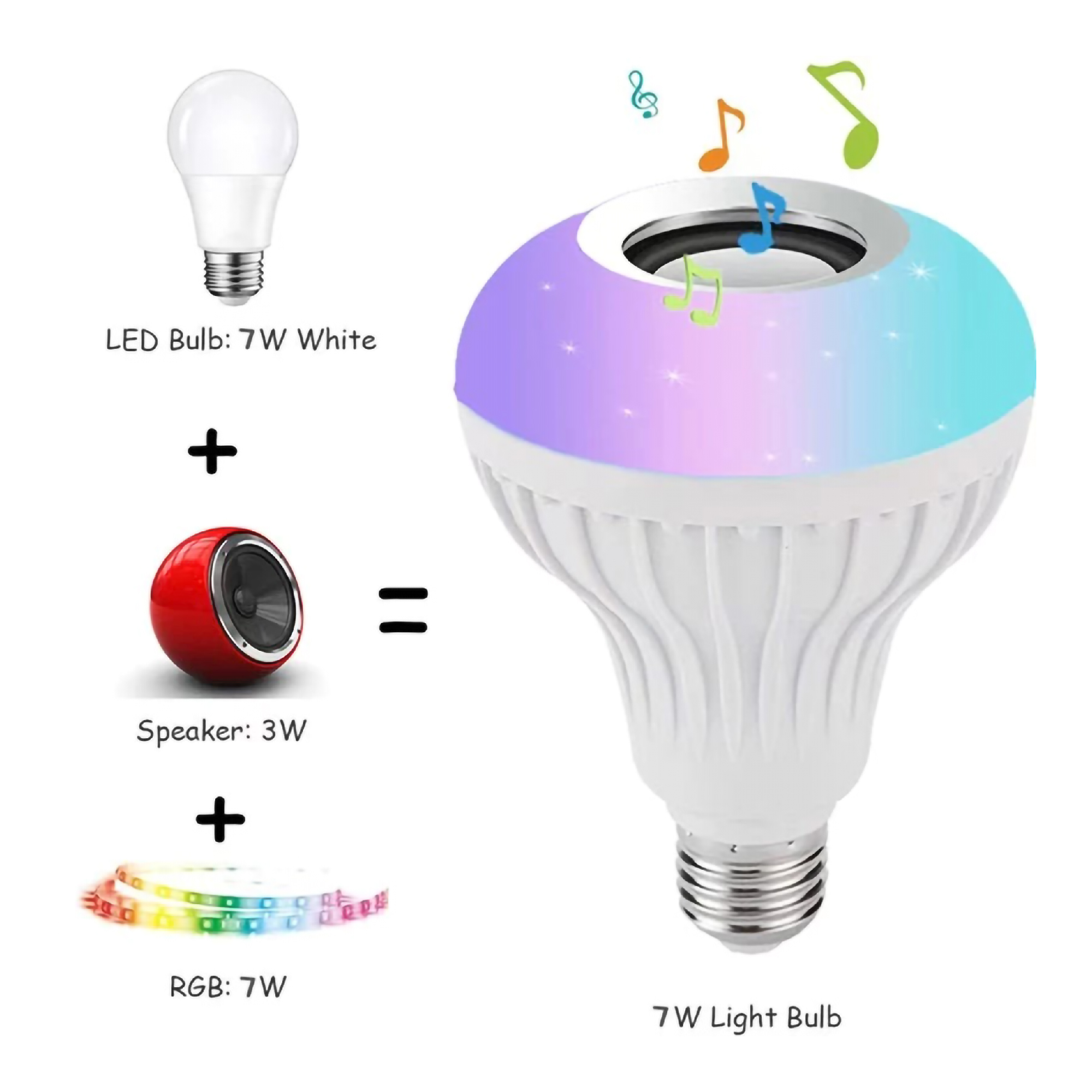 Orisama LED Music Bulb