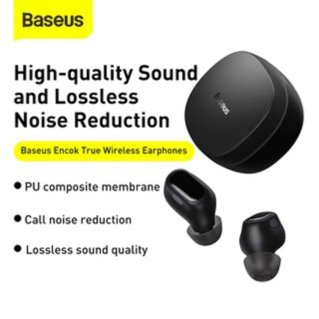 Baseus True Wireless Bluetooth Earphone Mini Earbuds Encok WM01