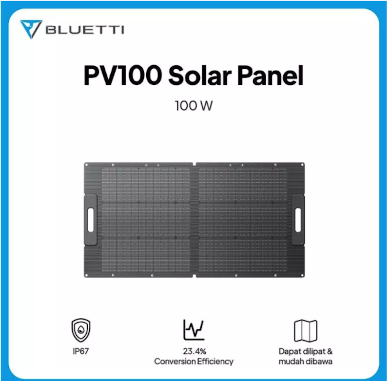 BLUETTI 100 watt Solar Panel 2