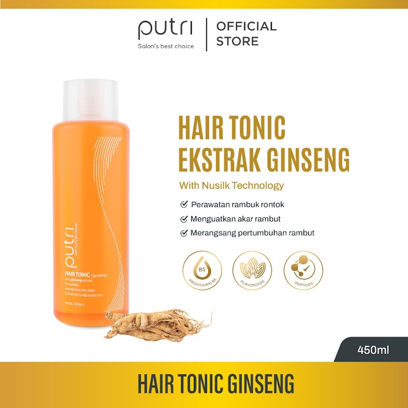 Bundle Set Hair Tonic Ginseng & Candlenut Oil 5