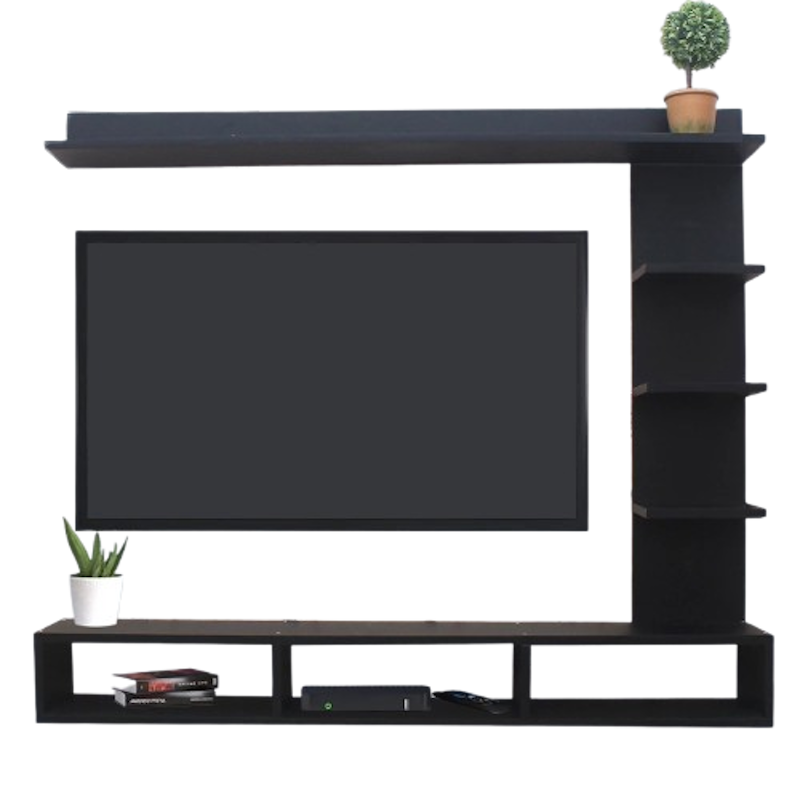 Dections Set Furniture Rak TV Dinding Minimalis 1