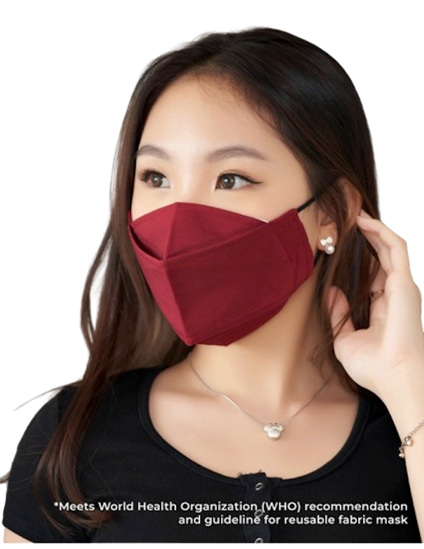 Masker Kain 3-Ply Model Origami 1