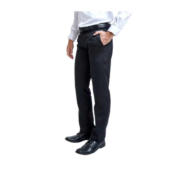 BOSS Celana Panjang Pria Formal Regular Fit HT Hitam 1
