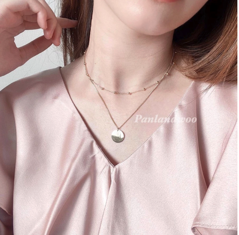 Kalung Choker Stainless Wanita Cony