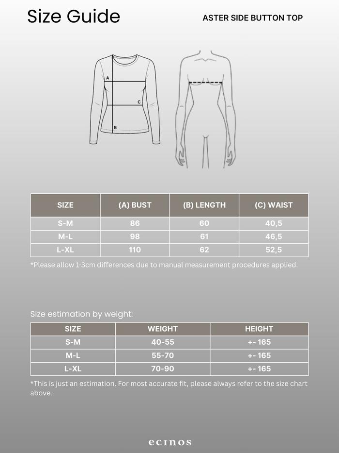 Ecinos Fashionindo ecinos Aster Side Button Top