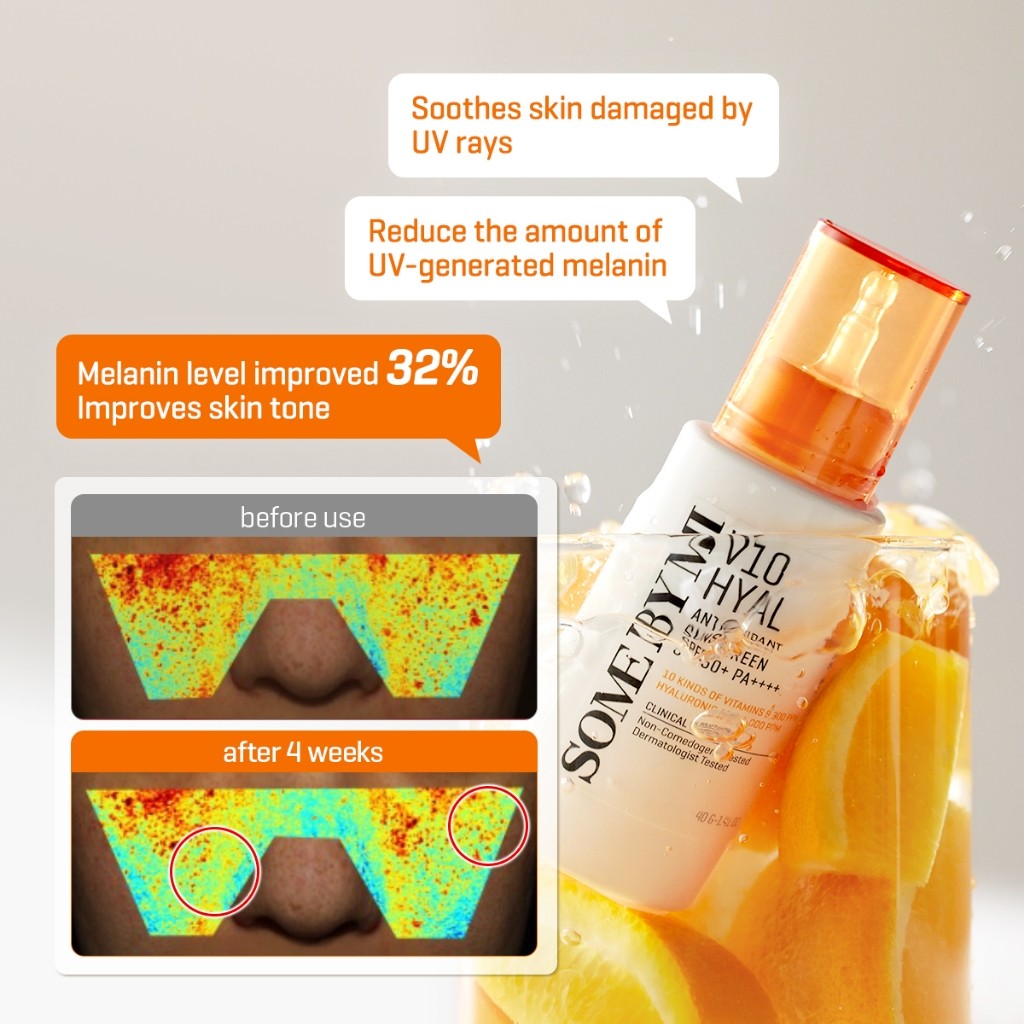 Perennbell SOME BY MI V10 Hyal Antioxidant Sunscreen SPF 50+ PA++++