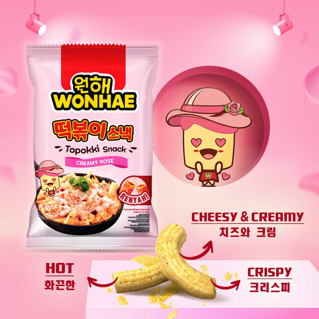 Topokki Snack Creamy Rose